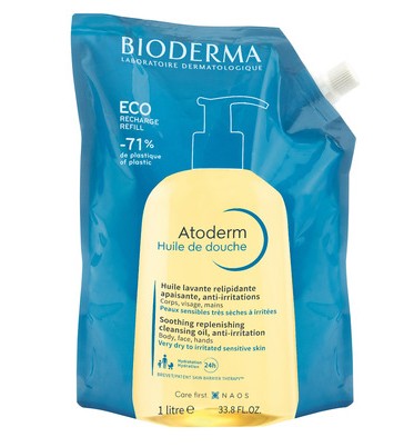 BIODERMA Atoderm Shower Oil 1L Eco Refill Bag